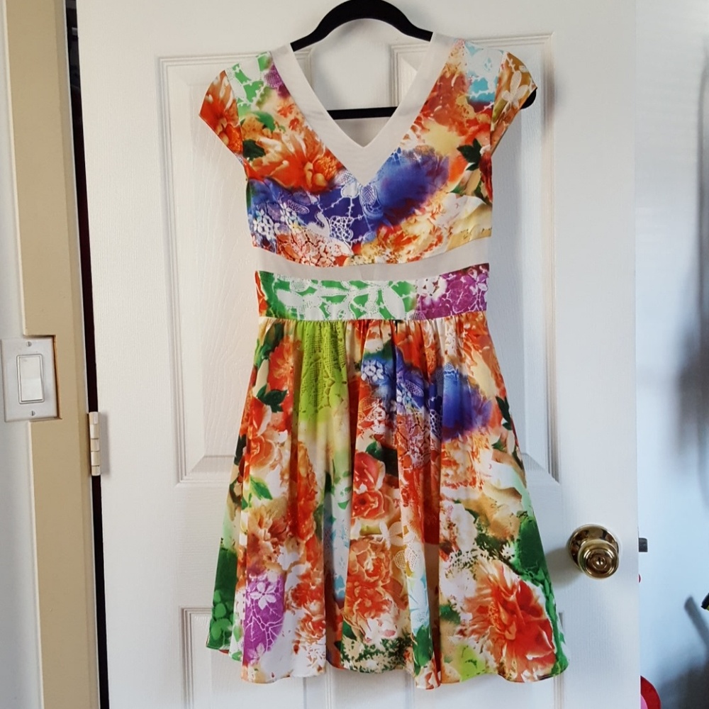ECI New York Floral dress